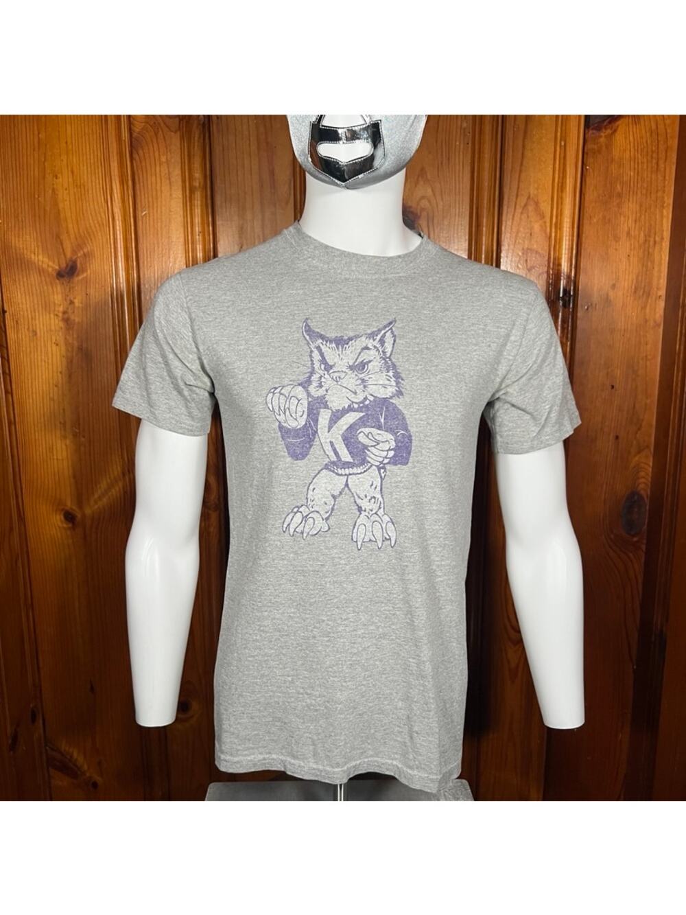Champion M Vintage Kentucky Wildcats T-Shirt Gray Graphic